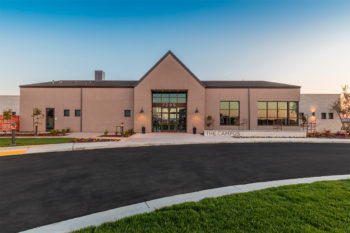 Exterior Photo of The Campus Clubhouse at The Collective Community in Manteca, CA.