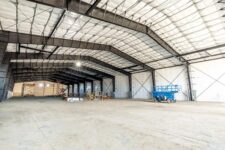 Interior view of the Construction progress at Dream Courts Sports Complex in Pittsburg CA