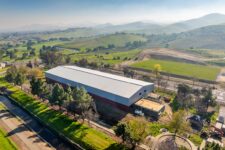 Aerial View of the Construction progress at Dream Courts Sports Complex in Pittsburg CA